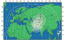 Express AM22 Ku-band coverage area 3